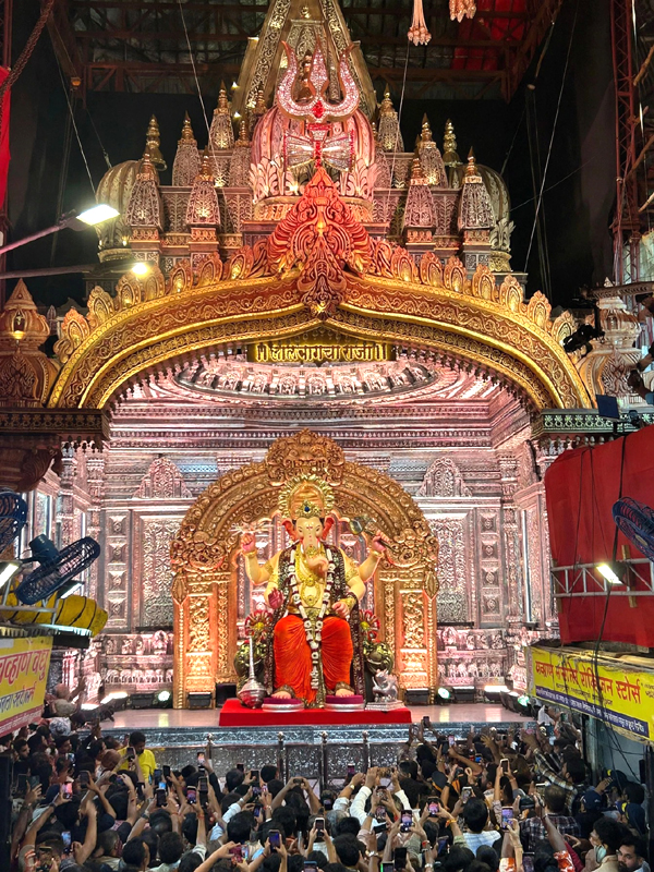 Lalbaugcha Raja first look Bappa grand darshan Mumbai Ganesh Utsav